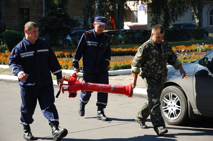 пожарно-тактические учения Красноармейск