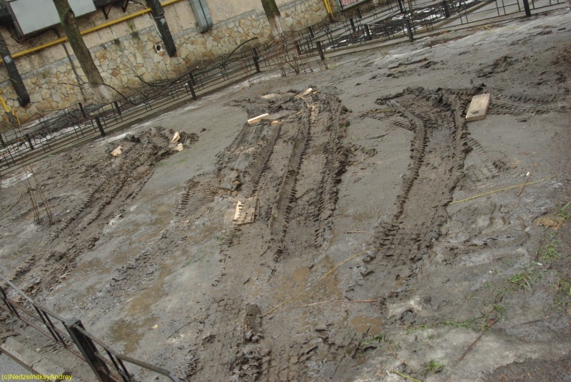 Демонтаж незаконновстановленного МАФу по вул. Дарвіна 16 січня 2011 року