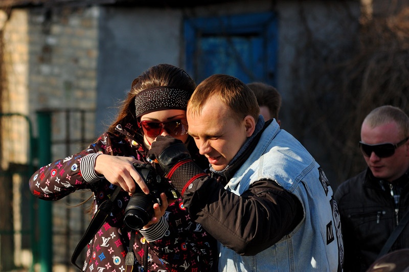 Байкеры клуба GromAda MC, Красноармейск, 2011, фото Томас Сергей