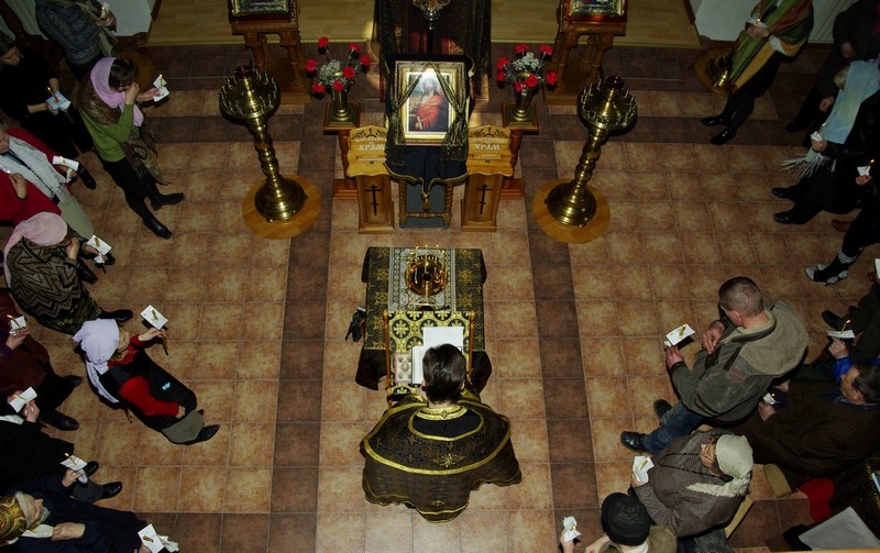 Соборование в Свято-Пантелеимоновском храме