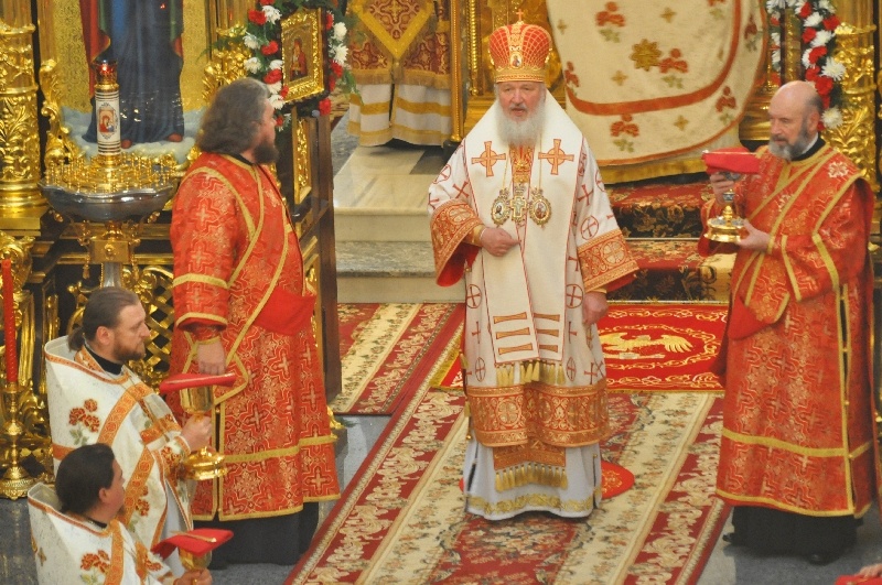 Святейший Патриарх Московский и Всея Руси Кирилл в Донецке