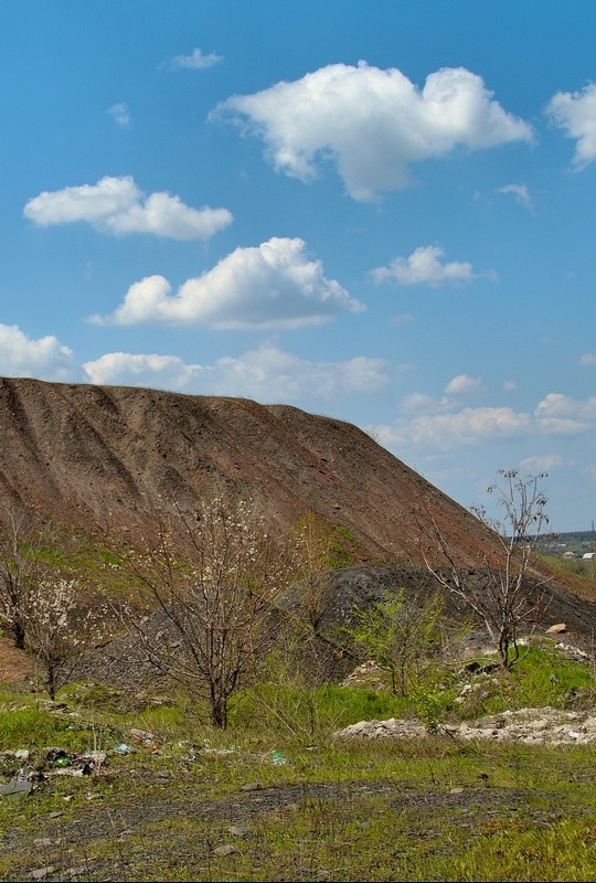Донецк, Донбасс, терриконы, шахты. Фото Коренева Тамара