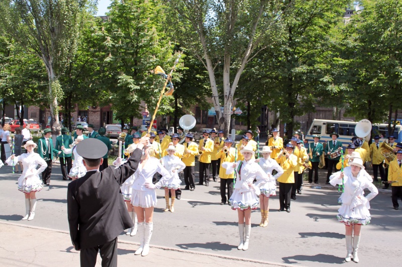 Открытый областной фестиваль духовых оркестров в Енакиево 28 мая 2011 год