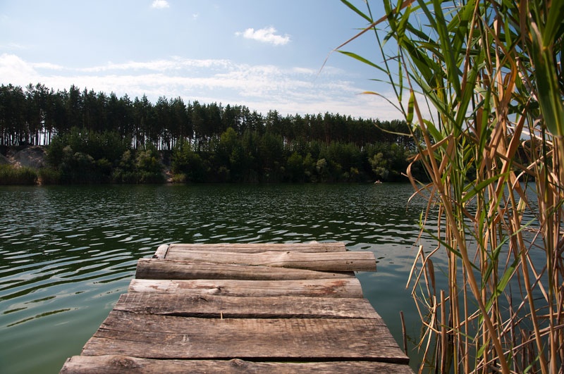 Голубые озера, поселок Щурово. Донецкая область