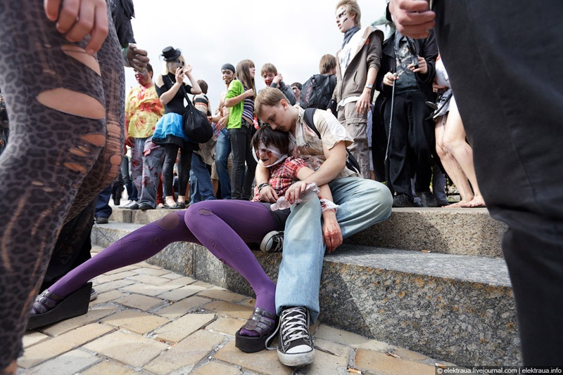 Zombie Walk, Зомби парад в Киеве. Фото Олег Стельмах