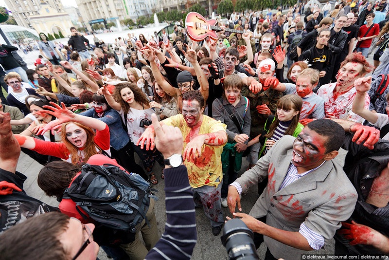 Zombie Walk, Зомби парад в Киеве. Фото Олег Стельмах