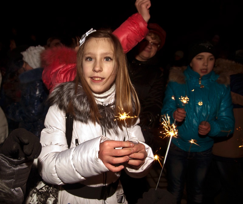 Новогодняя елка-2012 в Красноармейске