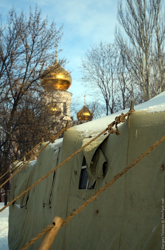 Пункт обогрева в Красноармейске, 2012