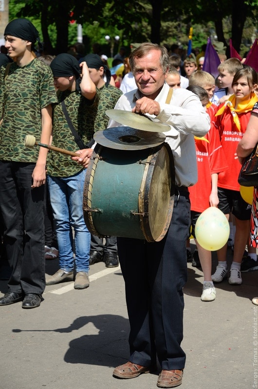 День Победы, Красноармейск, парад