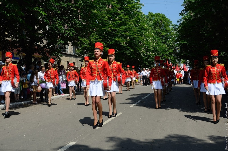 День Победы, Красноармейск, парад