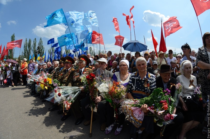 День Победы, Красноармейск, митинг