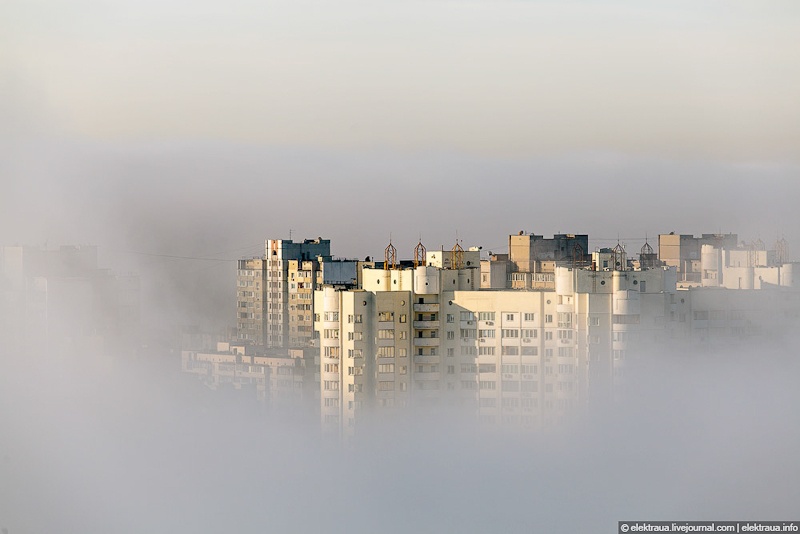 Киев туман