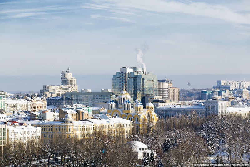 Киев в снегу