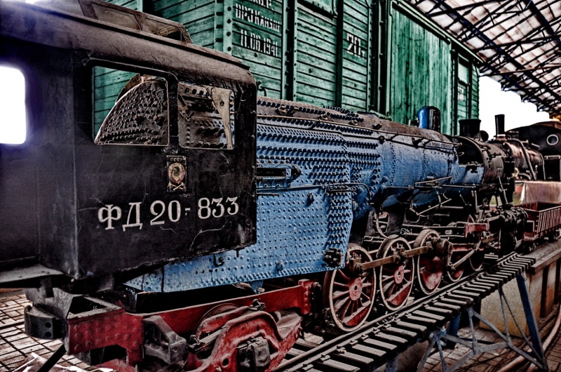 Музей железной дороги в Донецке