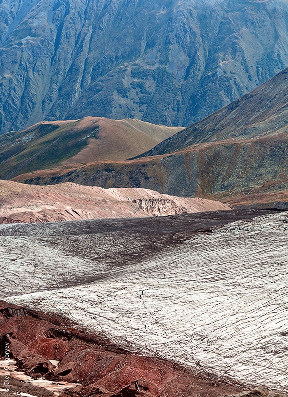 ледник Гергети фото