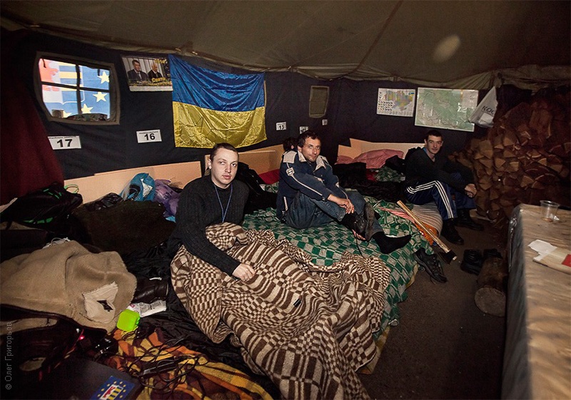 евромайдан палаточный лагерь